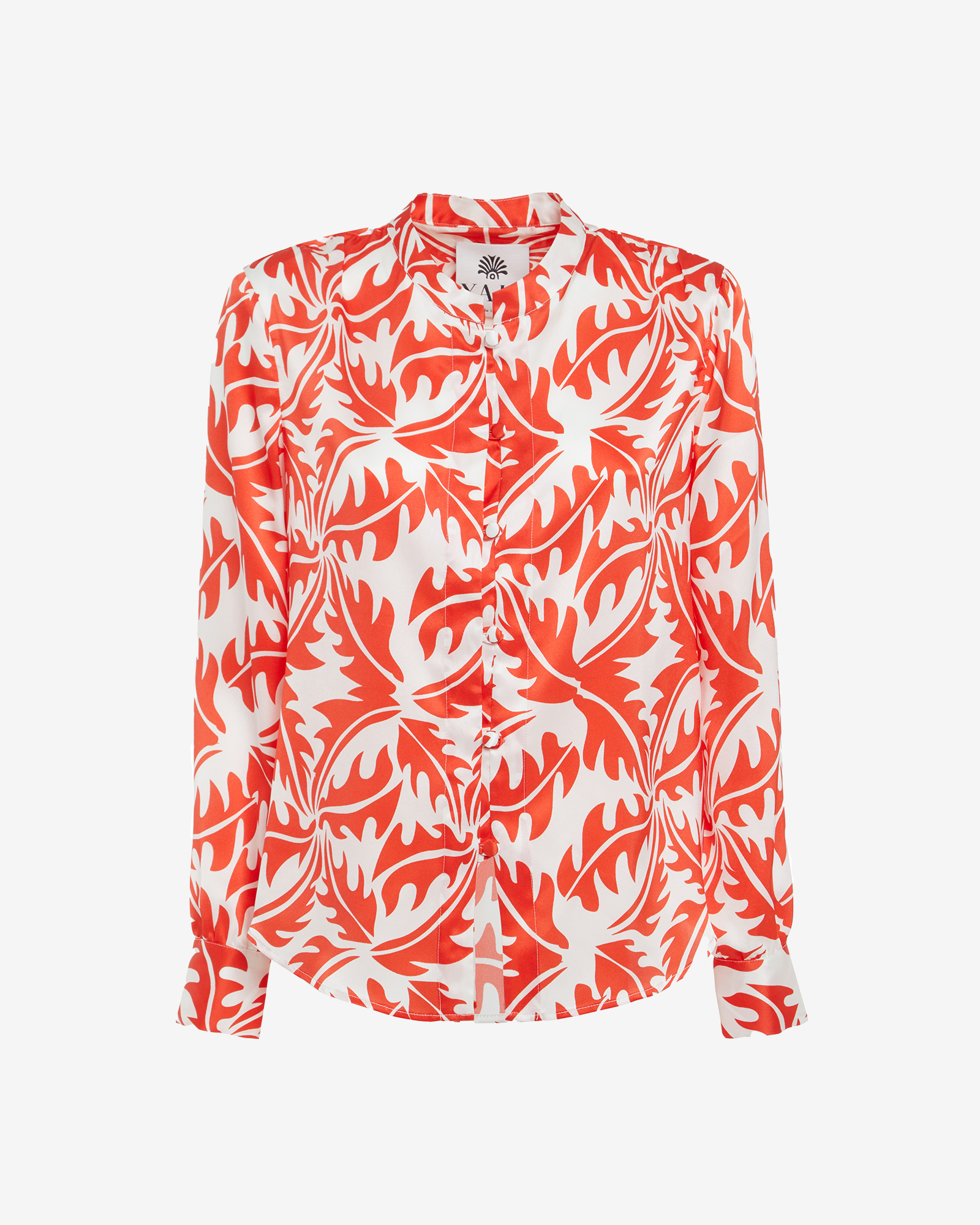 The Red Psychedelic Silk Shirt