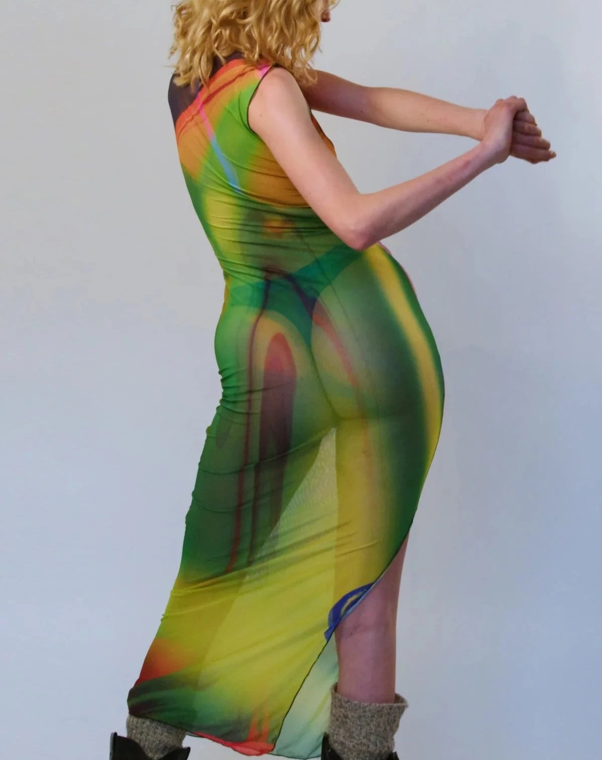 Hypnotic Disarray Recycled Maxi Dress