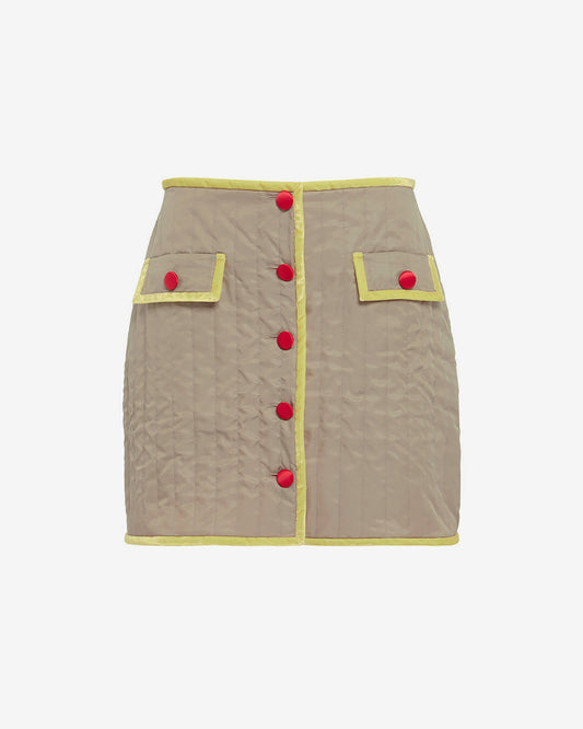 The Sugarcane Puffer Mini Skirt
