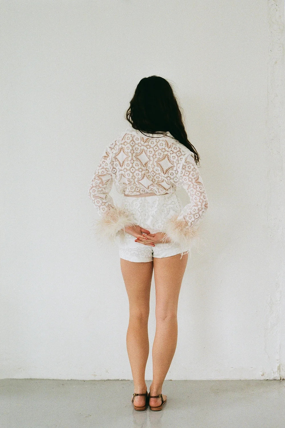 Forever Cluny Lace Fluff Jacket