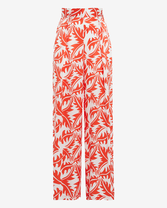The Red Psychedelic Silk Pants